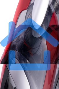 Пылесос Sharp ECNB16RR красный, 320/1600 Вт, уборка сухая, пылесборник контейнер 1 л