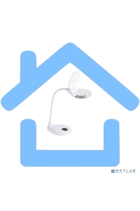 Лупа настольная 3D Rexant с подсветкой 3 LED, сенсорная регулировка яркости, EXPERT, белая