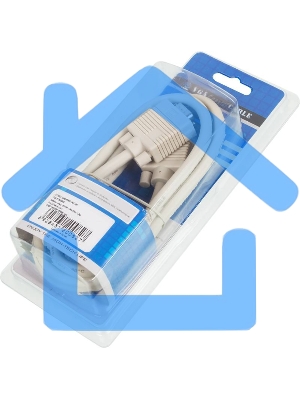 Кабель SVGA Ningbo CAB016S-06F-BR VGA HD15 (m)/VGA HD15 (m) 1.8м феррит.кольца