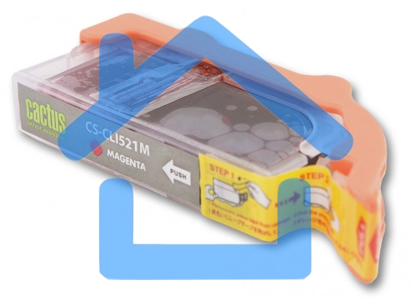 Картридж струйный Cactus CS-CLI521C/M/Y трехцветный (3 x 8,4 мл) для Canon Pixma iP3600/iP4600/iP4700/MP540/MP550/MP560/MP620/MP630/MP640/MP980/MP990/MX860/MX870