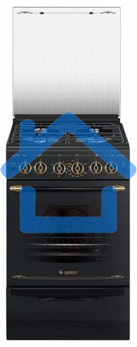 Плита газовая Gefest ПГ 5100-02 0183 черный, конфорок 4 шт, духовка 52 л, 50 см x 85 см x 58.5 см
