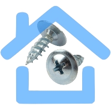 Саморез с прессшайбой KRANZ ПШС острый 4.2х13, пакет (25шт.)