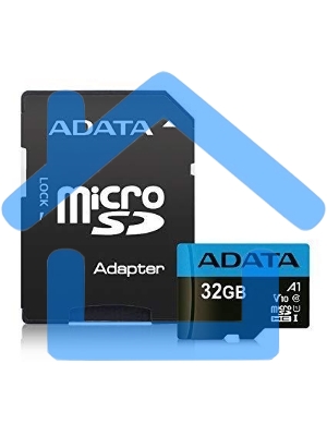Флеш карта microSD 32Gb ADATA microSDHC Class 10 UHS-I A1 100/20 MB/s (SD адаптер)