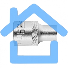 Головка торцевая, 9 мм, 12-гранная, CrV, под квадрат 1/2