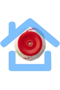 Валик сменный Эмали, 250 мм, ворс 12 мм, D - 48 мм, D ручки - 6 мм, полиамид,полиакрил Сибртех