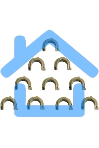 Бушинг CET CET5864 (RC1-3610-000) для HP LJ 1160/1320/2420/P3005 левый