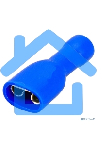 Клемма плоская полностью изолированная гнездо 6.6 мм 1.5-2.5 мм² (РППи-м 2.5-(6.3)) Rexant