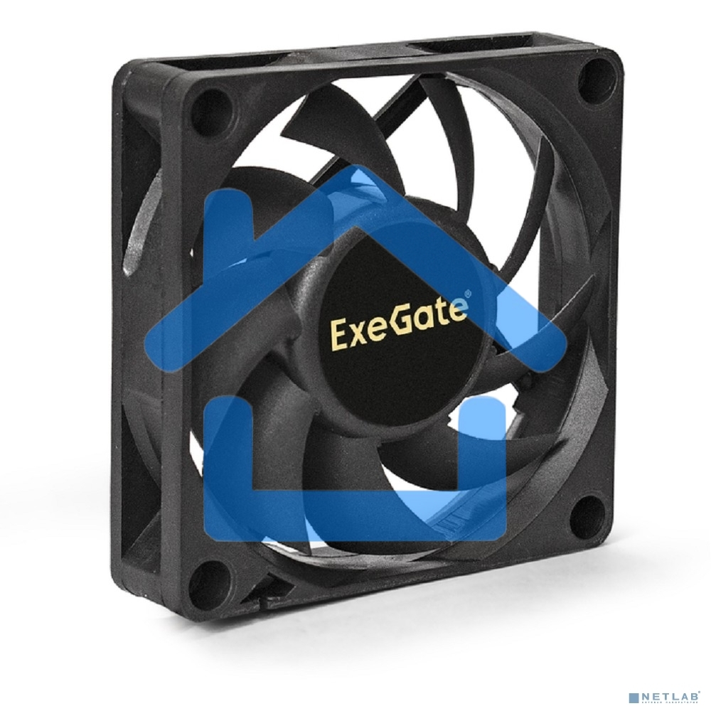 Вентилятор для корпуса ExeGate ExtraSilent ES07015S3P черный, 70 мм, 2000 об/мин, 18 дБ, 3 pin