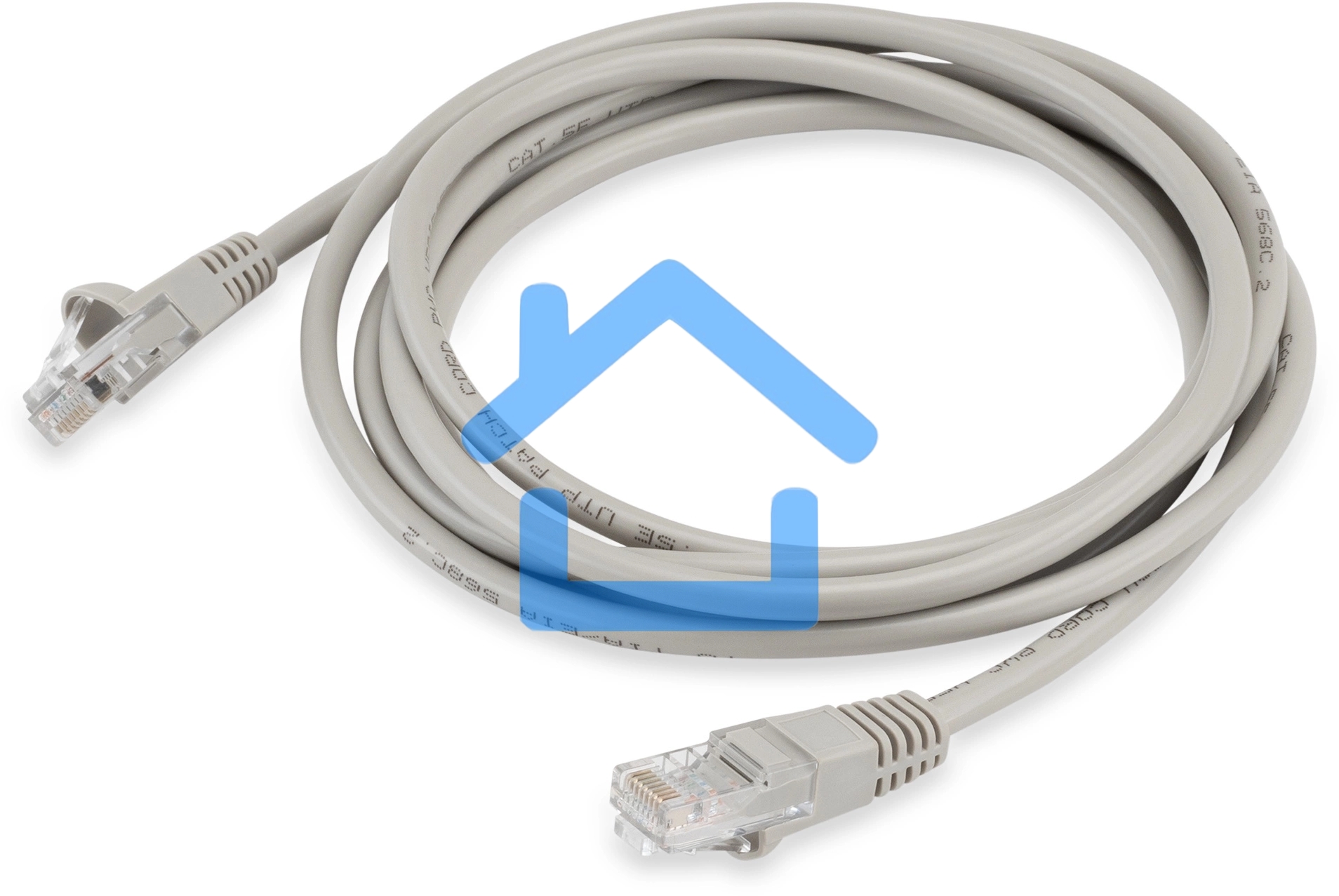Патч-корд Buro LSZH UTP cat5E 2м серый RJ-45 (m)-RJ-45 (m) (UTP-5E-2M-G-LSZH)