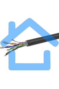 Кабель витая пара U/UTP кат.5E 4х2х24AWG solid CCA PE Out. 305м (м) Net.on 01-0301