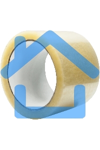 Клейкая лента упаковочная Silwerhof Eco прозрачная, ширина 72мм, длина 66м полипропилен