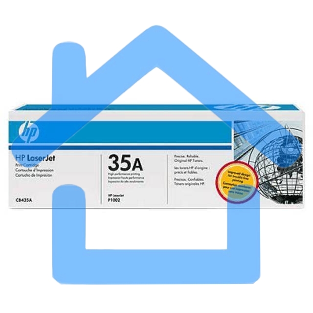 Картридж лазерный HP CB435A черныйдля LJ P1005/P1006 1500стр.