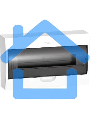 Бокс ОП EASY9 навесн. с прозрачной дверью 1ряд 18мод. SchE EZ9E118S2SRU