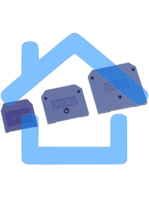 Заглушка для ЗНИ-16кв.мм (JXB100А) син. ИЭК YZN10D-ZGL-016-K07