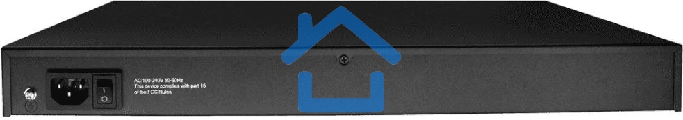 Коммутатор Osnovo SW-62422(400W) 26x100Mb 24PoE+ 400W неуправляемый