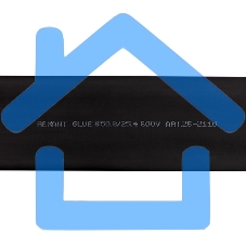 Термоусаживаемая трубка двухстенная клеевая 50,8/25,4 мм черная Rexant (уп. 2 шт. по 1 м.)