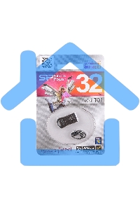 Флешка USB Silicon Power R/W 32 Gb Touch T01 SP032 Gb,UF2T01V1K USB 2.0 черный/серебристый
