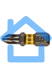 Набор бит PH2х25, сталь S2, шестигранный профиль, 10 шт. Denzel