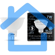 Лампа светодиодная Gauss LED MR16 GU5.3 7W 630lm 4100K 1/10/100