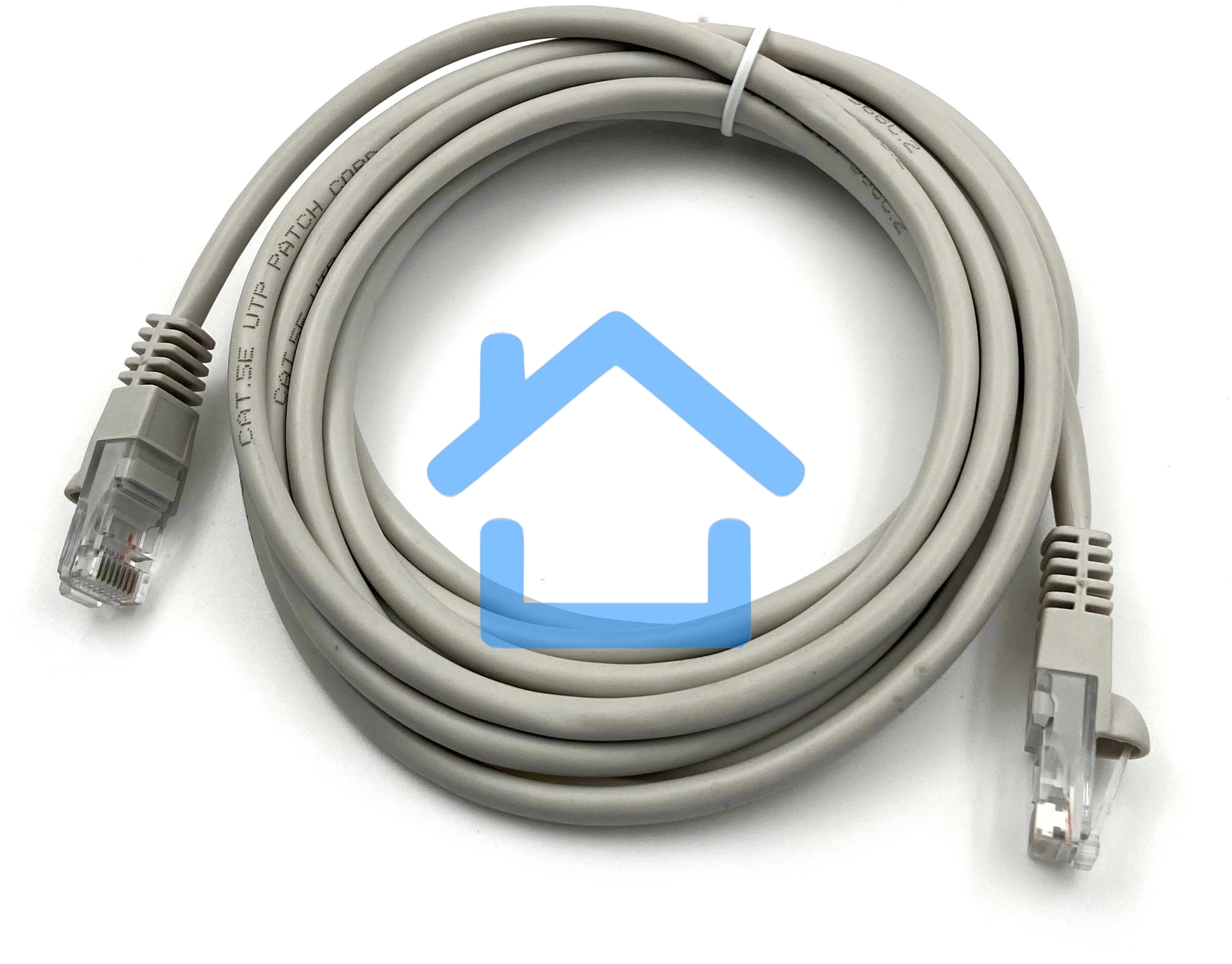 Патч-корд Buro LSZH UTP cat5E 3м серый RJ-45 (m)-RJ-45 (m) (UTP-5E-3M-G-LSZH)