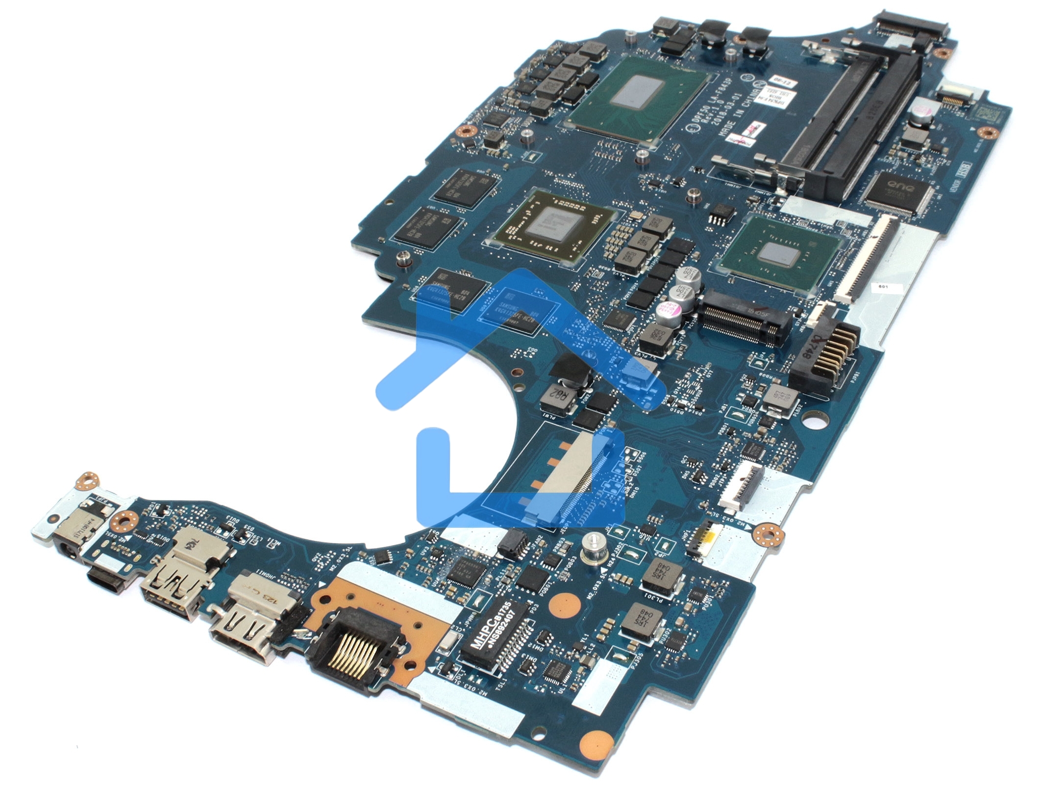 Материнская плата LA-F843P i5-8300H RX560 V2G для игр HP 15-CX 15-CX000