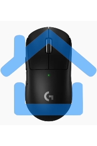 Мышь беспроводная Logitech G PRO X SUPERLIGHT 2 черный, 32000 dpi, радиоканал, USB, кнопки - 5