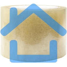 Клейкая лента упаковочная Silwerhof Eco прозрачная, ширина 72мм, длина 66м полипропилен