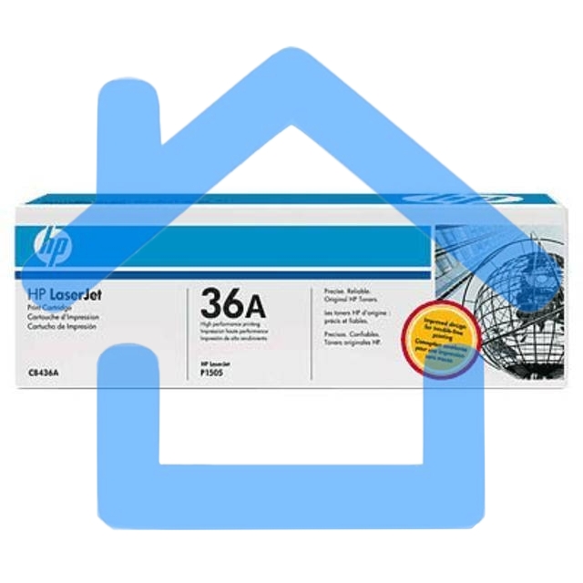 Картридж лазерный HP CB436A черный для LaserJet M1120/M1120n/М1520/Р1505/Р1505n 2000стр.