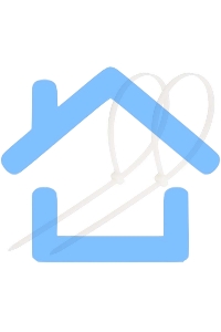 Хомут кабельный 4.8х350 нейл. бел. (уп.100шт) Rexant 07-0350