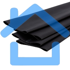 Трубка термоусаживаемая двухстенная клеевая 38.1/19.05мм (уп.4шт) по 1м черный Rexant 26-2109