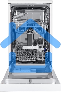 Посудомоечная машина Maunfeld MWF08S, белый, 44.8 см, 9 компл., 49 дБ, класс A+