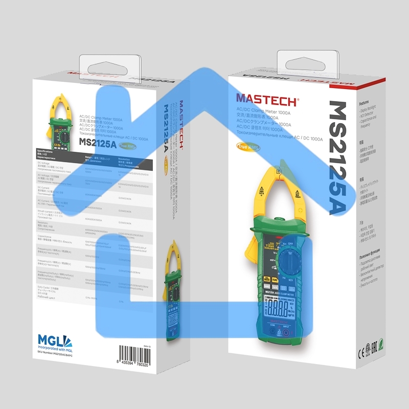 Токовые клещи MS2125A MASTECH