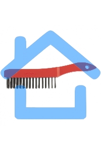 Щетка Matrix зачистная 5-и рядная, закаленная прямая проволока с пластиковой ручкой