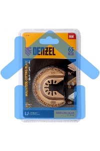 Насадка для МФИ режущая полукруг., HM, по плитке и дереву, 65 мм Denzel