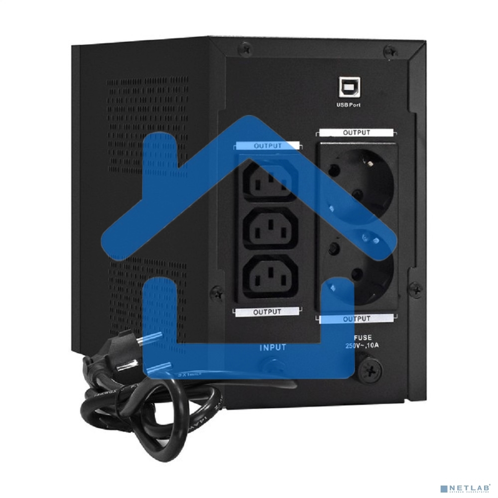 Источник бесперебойного питания ExeGate EX292804RUS SpecialPro Smart LLB-1600.LCD.AVR.2SH.3C13.USB 1600VA/950W, LCD, AVR, 2*Schuko+3*C13, USB, съемн.кабель, металлический корпус, черный