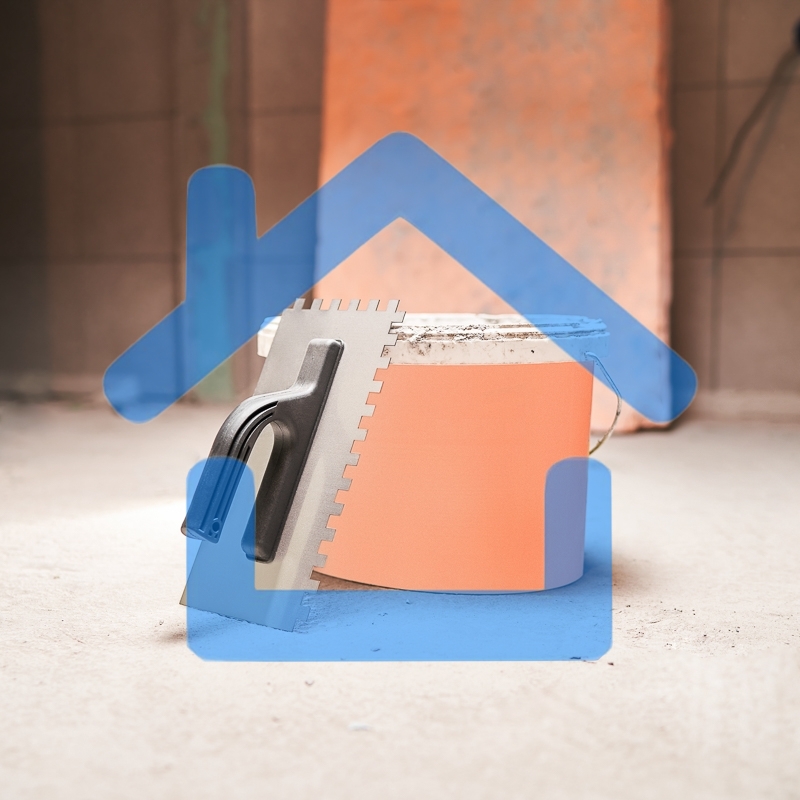 Гладилка нержавеющая 130х270 мм, зуб 10х10 мм, пластиковая ручка Rexant