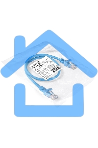 Патч-корд ExeGate EX286380RUS UTP-RJ45-RJ45-5e-0,5M-LSZH-BL, UTP, cat.5e, LSZH, 0.5м, синий