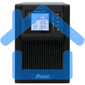 Источник бесперебойного питания PowerMan Online 2000VA черный (Online-Double conversion/LCD Display/USB/Software/RJ11/45,RS-232)