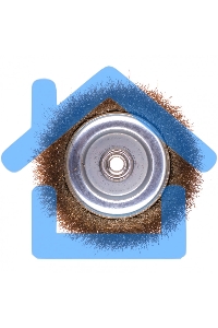 Щетка Matrix для УШМ, 150 мм, М14, 