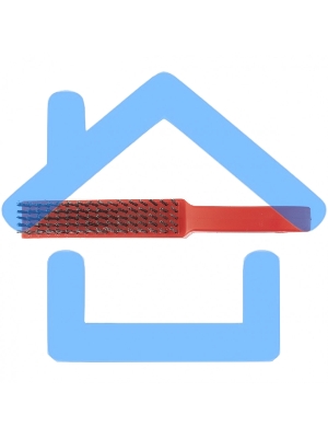 Щетка Matrix зачистная 5-и рядная, закаленная прямая проволока с пластиковой ручкой