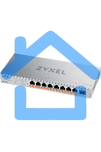 Коммутатор Zyxel XMG-108HP-EU0101F (L2) 8x2.5Gbит/с 1SFP+ 8PoE++ 100W неуправляемый