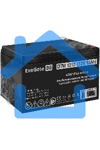 Батарея ExeGate DTM 1212 (12V 12Ah 1251W), клеммы F2