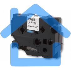 Картридж ленточный Cactus CS-TZ251 24 мм, 8 м, черный шрифт, белый фон, для BROTHER 1010/1280/1280VP/2700VP