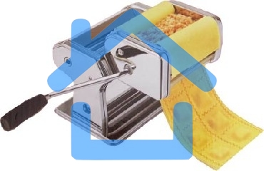 Лапшерезка KELLI KL-4111 (Насадка д/пельменей (равиолли). 9 режимов толщины раскатки теста. Нож д/резки теста. Нарезной блок для 2-х видов лапши. Нарезка лапши 2мм и 6.6мм. Валик д/раскатки теста. Регулятор толщины теста. Механический привод. Инструкция +