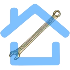 Ключ комбинированный Rexant 6 мм, желтый цинк