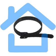 Хомут–липучка многоразовый 320х14 мм, черный (упак. 12 шт.) Rexant