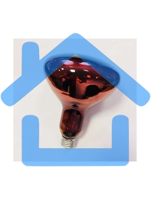 Излучатель тепловой ИКЗК 230-250 R127 E27 (15) КЭЛЗ 8105005