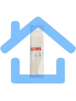 Хомут кабельный 4.8х350 нейл. бел. (уп.100шт) Rexant 07-0350