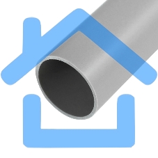 Труба гладкая жесткая ПВХ ø 40 мм, 3-метровая серая (60 м/уп.) Rexant