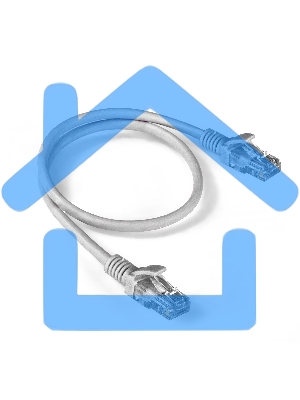 Патч-корд ExeGate EX286379RUS UTP-RJ45-RJ45-5e-0,5M-LSZH-GY, UTP, cat.5e, LSZH, 0.5м, серый